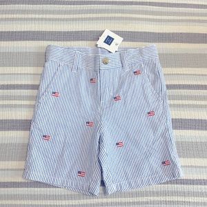 Janie and Jack Boys Seersucker Shorts